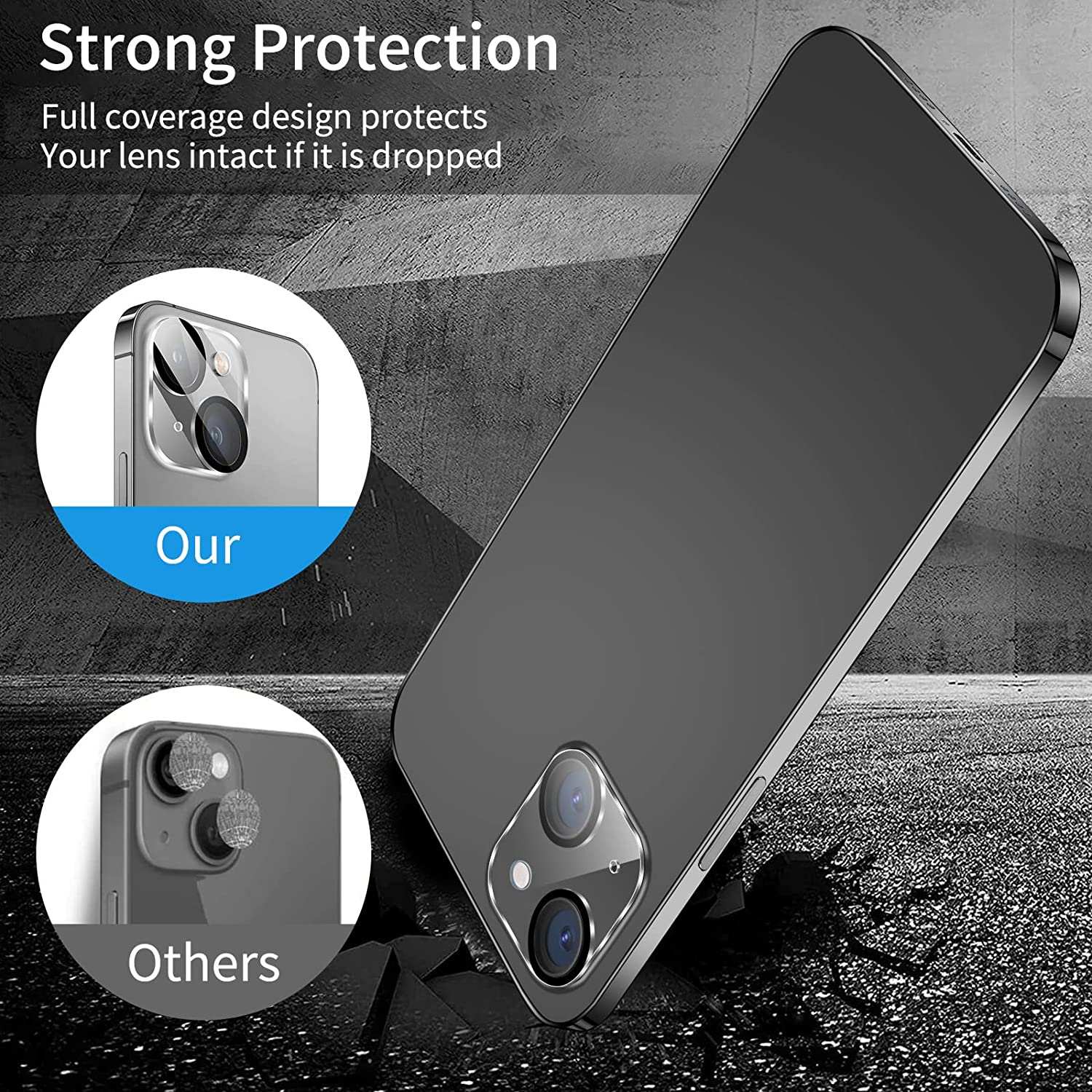 iPhone 14 / iPhone 14 Plus Kamera Linsskydd Generic